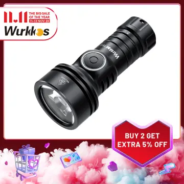 Wurkkos FC13 Rechargeable 18650 Flashlights Max 3400LM XHP50.2 LED