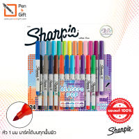 Sharpie Electro Pop Permanent Markers Ultra Fine Point 0.5 mm. –  ปากกามาร์กเกอร์ ชาร์ปี้ อิเล็คโทร ป็อป หัว 0.5 มม. แพ็ค 24 สี  [Penandgift]