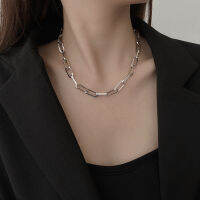 We Flower Simple Metal Link Chain Necklace for Women Minimalist Style Jewelry