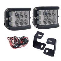 รถด้านหน้าเสาฝาครอบบานพับ45W ไฟ Led ทำงานกับตัวยึดติดสำหรับ Ford F150 Raptor 2017 2023? F 2023 2015 150