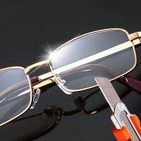 Real Glass Lens Reading Glasses Men Women Square Full Frame Presbyopic Glasses Anti-Scratch Diopter Eyewear 1.5 2.0 2.5 4.0