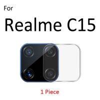 เลนส์กล้องถ่ายรูปสำหรับด้านหลัง Oppo Realme C25 C3 C3i C17 C15ฟิล์มป้องกันกระจกนิรภัยใสปกป้องหน้าจอด้านหลัง