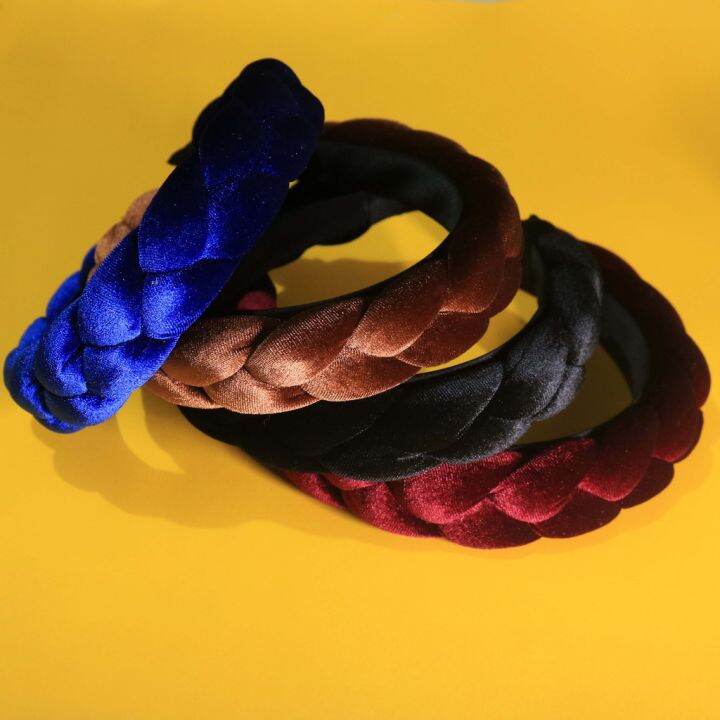 Braided Velvet Padded Headband Lazada PH