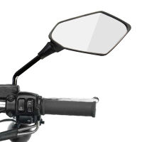 2PcsPair Motorcycle Rearview Mirror Scooter E-Bike Rear View Mirrors Back Side Convex Mirror 8mm 10mm