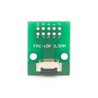 0.5มม. Fpc/ffc ถึง2.54มม. Fpc/ffc SMT PCB Converter Board เชื่อมพร้อมตัวเชื่อมต่อ