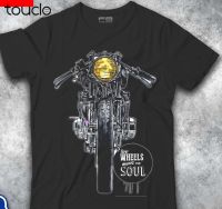 T Shirt Cafe Racer Vintage Wheel Move The Soul Motorbike Motorcycle Cotton T Shirt 2019 Men Summer Casual Fashion T Shirt Design XS-6XL