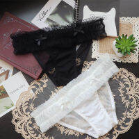 โปร่งใสลูกไม้ชุดชั้นในสตรีสีทึบ Low Rise Lady T-Panty ไม่มีรอยต่อหญิง T-Back Tanga