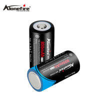 Alonefire 16340 CR123A 800MAh ชาร์จ3.7โวลต์สำหรับไฟฉาย LED Lectric รถของเล่นเค้ก (2ชิ้น)