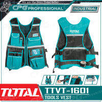 TOTAL เสื้อกั๊ก สำหรับใส่ เครื่องมือช่าง 12 ช่อง รุ่น TTVT1601