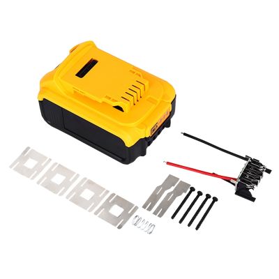 Battery Plastic Case+18650 Lithium Battery Protective Board for Dewalt Battery Tool 5-Cell Battery Case Circuit Board