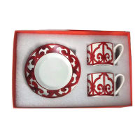 Top Grade Bone China Coffee Cup European Tea Cup Set and Saucer Afternoon Tea Coffee With Gift mug