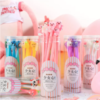 การ์ตูนแฟนซี ลายน่ารัก แบบ ปากกาเจล  10 แท่ง ปากกา10Pcs/Set Cute Cartoon Roller Ball Pen Signature Gel Pens