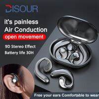 Air Conduction Headphone Bluetooth 5.3 Earphones Ear-Hook Headset With Mic HIFI Stereo