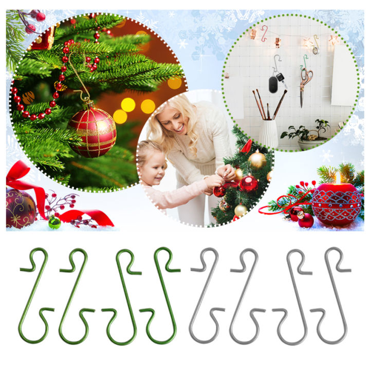 Best Deal for 120PCS Christmas Ornament Hooks Stainless Steel S-Shaped