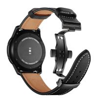 20mm 22mm Leather Band For Samsung Galaxy watch 4 6 Classic/5 pro/Active 2/3/42mm/46mm 40 44mm bracelet Huawei GT/2/3 Pro strap