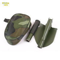 Shininglove Folding Survival Shovel Camp Multifunctional Military Folding Shovel Outdoor Survival Pocket Tool Shovel For Off-Road