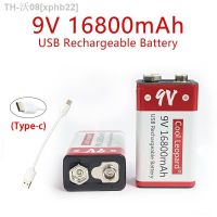 xphb22 6F22 9V 16800mAh Micro USB Li-ion Rechargeable BatteryFor Toy RC Helicopter Model Microphone Replacement 9V Lithium Ion Battery