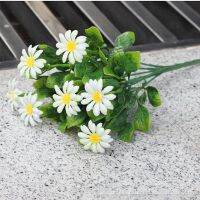 Artificial Daisy Flowers Outdoor Fake Flowers for Decoration No Fade Faux Plastic Flower Garden Porch Window Box Décor 1pc Bride Flower