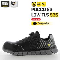 [รับประกัน 3 เดือน] Safety Jogger รุ่น PACCO S3 LOW TLS รองเท้าเซฟตี้หุ้มส้น หัวคอมโพสิท ใยกันทะลุแบบเสื้อกันกระสุน ESD