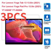 3PCS 9H Tempered Glass For Lenovo Yoga Pad Pro 13 inch YT-K606F 2021 Yoga Tab 13 YT-K606N Tablet Screen Protector Film