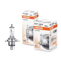 (Premium car)1Pc สำหรับ OSRAM H7 H4 H3 H1 HIR2 12V มาตรฐานแสงสีขาวเดิมไฟหน้าอัตโนมัติหมอกหลอดไฟ55W หลอดไฟฮาโลเจนรถ OEM คุณภาพ