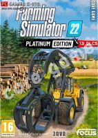 Farming Simulator 22 Platinum Edition (13 DLC) แผ่นและแฟลชไดร์ฟ  เกมส์ คอมพิวเตอร์  Pc และ โน๊ตบุ๊ค