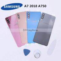 Yingke ประตู A750สำหรับ Galaxy A7 2018สติกเกอร์ติดเลนส์กล้องถ่ายรูปหลังปกเคสกันตัวเครื่องหลัง