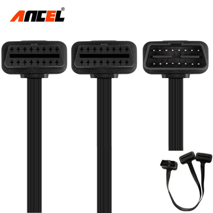 【COD】Ancel OBD2 Cable OBD2 Extension Adapter Cable For Diagnostic Tool