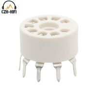 Hot Selling 10Pcs 9Pin B9A Tube Socket Plastic Valve Base For 12AX7 12AT7 12AU7 EL84 6N1 6570 6922 6DJ8 6N1 ECC83 ECC82 Amplifier PCB Mount