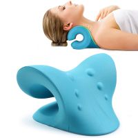 Neck Shoulder Stretcher Relaxer Gravity Muscle Relaxe Neck Massage Pillow Cervical Spine Stretch Traction for Pain Relief Body