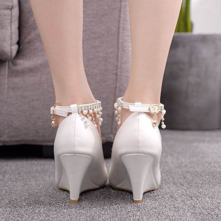 fashion-show-thin-high-heels-female-beaded-fringe-wedges-pedicure-with-leisure-shallow-single-shoe-buckles-tines-mouth