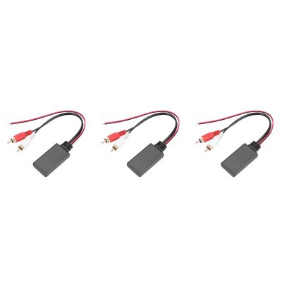 3X Car Universal Wireless Bluetooth Module Music Adapter Rca Aux Audio Cable