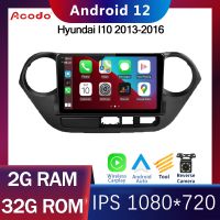 Acodo 9inch 2Din Android 12 For Hyundai Grand I10 2013-2016 Car Radio Stereo Multimedia GPS Navigation Car Radio Stereo Video Player IPS Screen WIFI FM BT Steering wheel controls Carplay Auto Stereo Headunit