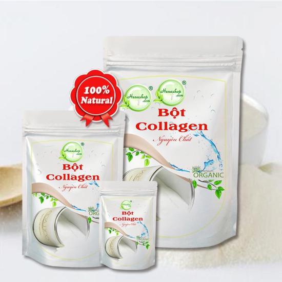 Hcmbột collagen nhật bản giúp da căng bóng mịn màng - henashop 10gr - ảnh sản phẩm 4