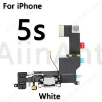 Aiinant ขั้วต่อ Usb ชาร์จพอร์ตแท่นชาร์จชาร์จสายเคเบิ้ลยืดหยุ่นสำหรับ Iphone 5 S 5 Se 7 6 6S Plus อะไหล่ซ่อมโทรศัพท์