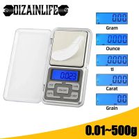 0.01g 500g Mini Electronic Scales High Precision Pocket Digital Scale for Jewelry Gold Sterling Silver Balance Gram For Kitchen USB Hubs