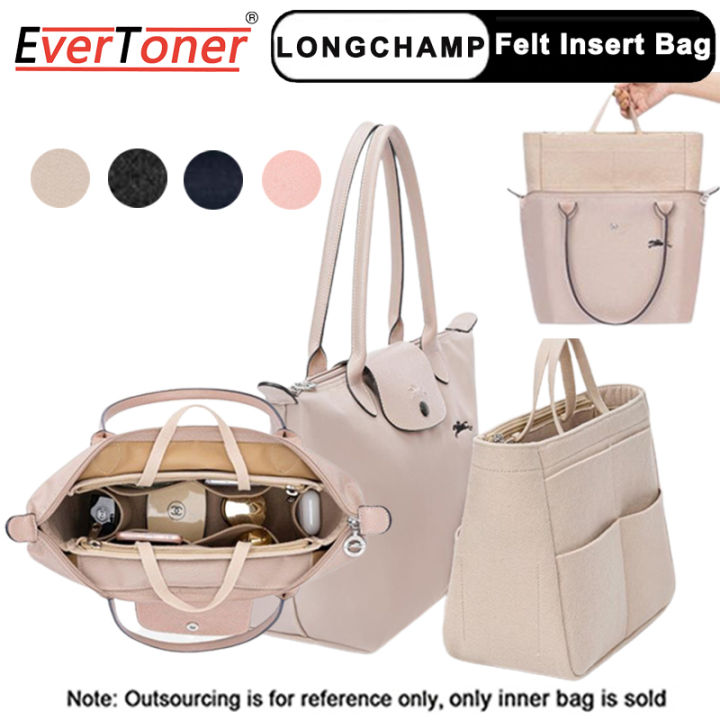 EverToner Felt Insert Organizer Bag for Longchamp Mini Le Pliage