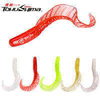 อุปกรณ์ตกปลา Tackle Gewang SwimBait Lure เหยื่อตกปลาชุด Spinner เหยื่อพลาสติกล่อตะขอ Curly Tail เหยื่อแบบแกว่งฉวัดเฉวียน Lure Umpan Mancing อุปกรณ์ตกปลาเหยี่อปลาเหยื่อล่อปลา2.9G/7ซม.10ชิ้น/ล็อตล่อสำหรับการตกปลา