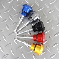 ❄ Motorcycle Oil Drain Dipstick Plug Fuel Depth Engine Oil Level Stick CNC Aluminum for Piaggio Vespa GTS 200 250 300 2013-2018