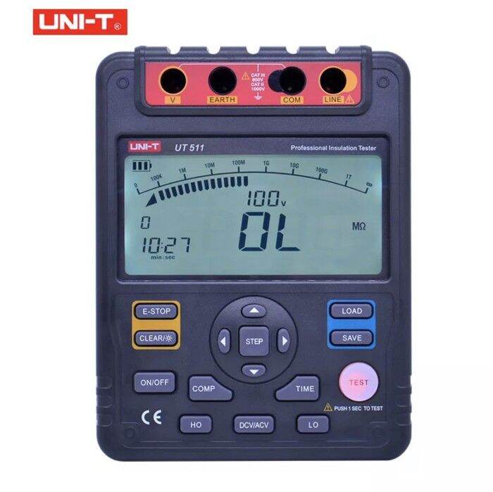 UNIT UT511 DIGITAL INSULATION RESISTANCE TESTER AC DC VOLTAGE OHM