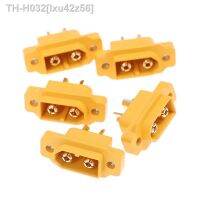 5pcs XT60E-M Mountable XT60 Male Plug Connector Model Aircraft Power Battery Plug Fixed Version Male XT60E1-M