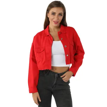 Red Jacket For Women Best Price in Singapore Jan 2024 Lazada