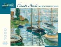 ปริศนานำเข้าทับทิมทับทิมอเมริกัน AA973 Seine Sailing 1000 ชิ้น Monet Se