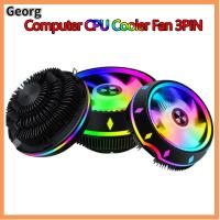 GEORG 117มม. 3พิน ปิดเสียง ฮีทซิงค์ Ventilador คูลเลอร์ หม้อน้ำซีพียูคอมพิวเตอร์ พัดลมระบายความร้อน