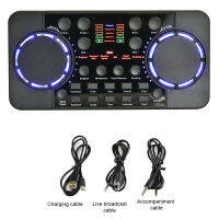 Hot Audio Jack Cable Adapter Mute Switch Volume Adjustment การ์ดเสียง Bluetooth-Compatible Interface Mixer For Live Streaming