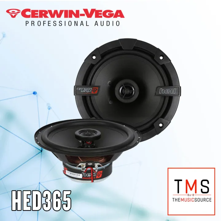 Cerwin Vega HED 365 61/2″ 2Way Coaxial Speakers HED Series