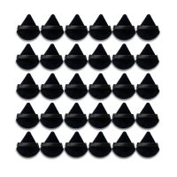 30pcs Black triangular flocking sponge Powder puff Powder puff does not eat powder powder is easy to clean