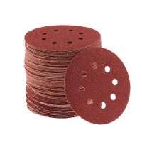 10pcs 5 Inch 125mm Round Sandpaper Eight Hole Disk Sand Sheets Grit 60-2000 Hook and Loop Sanding Disc Polish Cleaning Tools