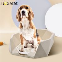 Dog Training Toilet Geometric design Potty Pet Puppy Litter Toilet Tray Pad Mat For Dogs Cats Easy to Clean Pet Product Indoor