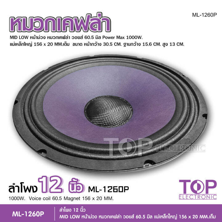 top-12นิ้วลำโพงเสียงกลางมิดโล-แม่เหล็ก156-20มิล-วอยส์60-5มิล-mid-low-ดอกลำโพง-เสียงชัด-มิดโลมาเต็มๆ-ความไวสูง-แม่เหล็กใหญ่-จำนวน-1-ดอก-ลำโพงมิดโล